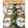 thumbnail image 4 of 15 Inch Round Placemats Set of 4, Summer Oceans Beaches Non Slip Heat Insulation PP Table Mats, Sea Waves Starfish Shells Coastal Washable Place Mats for Kitchen Dining Party Table Decor, 4 of 7