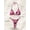 Multicolor 5, variant on Springbreak Women's Random Print Spaghetti Strap Metallic Decor Sexy Bikini Set, Summer Beachwear