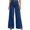 Dark Blue, variant on Jeans for Women Vintage Stretchy Straight Leg Wide Leg Front Seam Jeans Women Baggy Soft Comfort Raw Hem Flare Denim Pants with Pockets,Blue,L