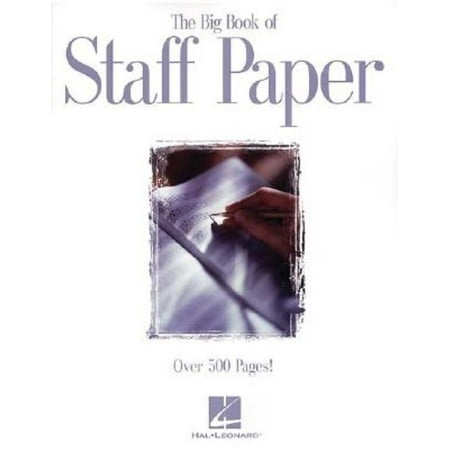 The Big Book of Staff Paper, (Paperback)