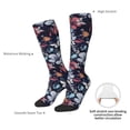 thumbnail image 4 of Fotbe Flowers ad Butterflies Calcetas Divertidas Estampadas para Hombre y Mujer, Calcetas de Algodón hasta la Rodilla para Caminar, Correr, Enfermería y Embarazo, 4 of 6