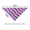 thumbnail image 2 of Capucha lavable para perro, babero, bandera americana, capucha cuadrada para perro, collar para perro del Día de la Independencia, collar para mascota gato, 2 of 5