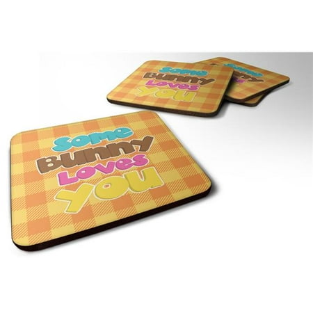 

Easter Some Bunny Loves You Foam Coasters - Set of 4