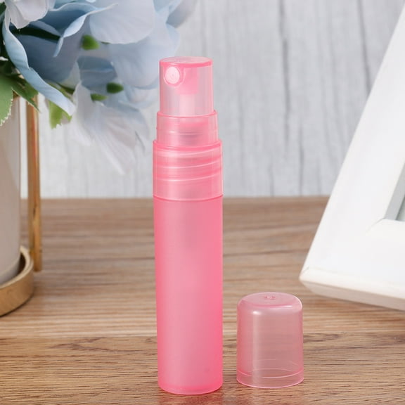 Raindrops 12Set Rosy Plastic Perfume Atomizer Travel Size for Women Leak Proof Container