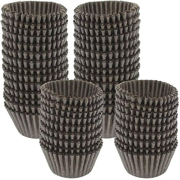 Roofei 1000 Pcs Papier à Cupcakes, Moules Mini Papier à Cupcakes, Capsules à Cupcakes - Emballages à Cupcakes - Moules à Muffins en Papier - Idéal pour les Fêtes de Noël