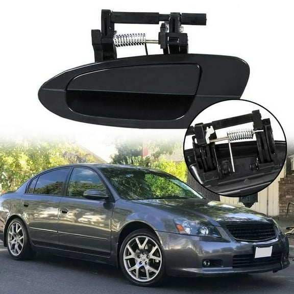 Kojem Rear Door Handle Exterior for 2002-2006 2003 2004 2005 Nissan Altima 82607-8J009, NI1520112 Left Driver Side Outside Set