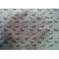 thumbnail image 4 of oneOone Cotton Silk Fabric Dachshund Dog Print Fabric BTY 42 Inch Wide, 4 of 4