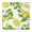 White-73, variant on Lemon Pattern Tablecloth Bright Yellow Fruit Print with Floral Summer Touch for Modern Kitchen
