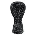 thumbnail image 2 of Yuyamidu Black Leopard Print Golf Club Head Covers Fashion Golf Headcovers for Driver Fairway Woods Hybrids, Waterproof PU Leather Golf Club Cover Accessory, 2 of 8
