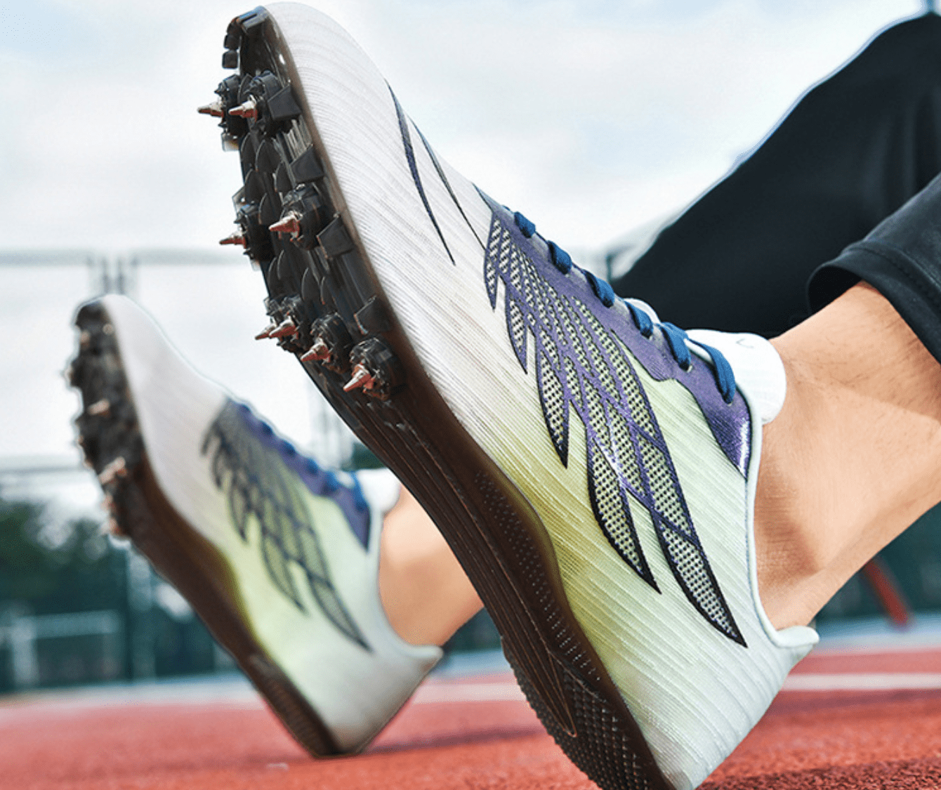 OnyxTrek Track and Field Shoes for Men Women 8 Spikes Boys and Girls Kids   Running Racing Shoes