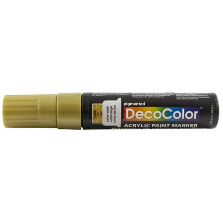 Marvy Uchida Jumbo Point Acrylic Paint Marker, Gold, 1/Pack