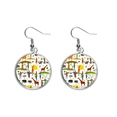 thumbnail image 1 of Sabana Africana mujeres negras animales de vida silvestre Pendientes pendientes de plata colgantes joyas señora Unbranded M, 1 of 3