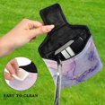 thumbnail image 4 of Haosy Lilac Marble Golf Mallet Putter Cover Strong Magnetic Leather Golf Club Headcover Closure, 4 of 7