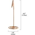 thumbnail image 2 of 12 Uds. Soporte para tarjetas, soporte para notas, Clip para fotos, soporte para números de mesa, oro rosa, 2 of 5