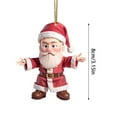 thumbnail image 3 of Iumwxz My Order Christmas Hanging Decoration Christmas Tree Decoration Santa Claus House Acrylic Hanging Decoration home decor christmas clearance outdoors indoor, 3 of 5