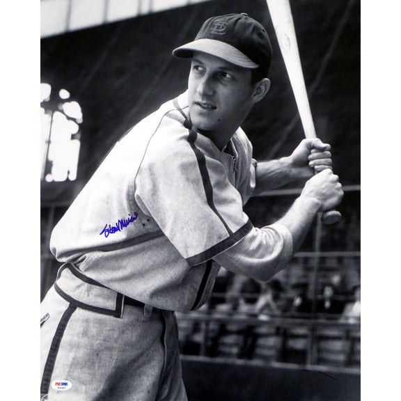 Stan Musial Autographed 16x20 Photo St. Louis Cardinals PSA/DNA 18607