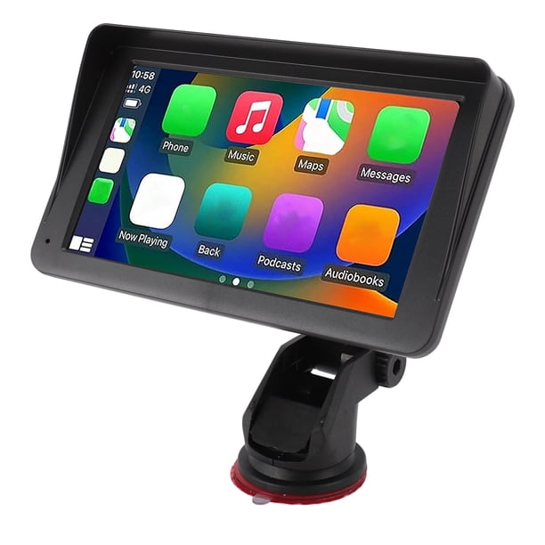 Reproductor Multimedia Para Automóvil, Navegación Pantalla HD De 7 Pulgadas Tarjeta De Memoria Control Por Voz Estéreo Para Automóvil Para Todos Los Automóviles