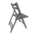 thumbnail image 5 of GZXS Home Patio Outdoor Wood Foldable Dining Chairs, 4-Pcs Set, Gray Finish, 5 of 9
