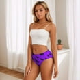 thumbnail image 4 of Womens Underwear - No Show Seamless Underwear for Women, cute bats violent Halloween Soft Stretch Women's Panties, Hipster Ladies Panties Breathable Bikini Underwear Briefs, 4 of 5