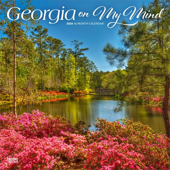 Georgia on My Mind 2026 12x24" (Hanging) Wall Calendar | Plastic-Free | BrownTrout