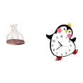 thumbnail image 1 of Elegante Soporte Multiusos Para Corchos De Vino Y Reloj De Pared De Madera Con Forma De Pingüino De Dibujos Animados, Práctico Y único Jarrón Decorativo Con Pilas Para La Cocina Y El, 1 of 8