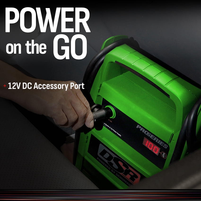Schumacher Electric DSR Pro 2000A Heavy-Duty Car Battery Jump Starter and Portable Power Station, For 12V Automotive and Marine Batteries, DSR168G