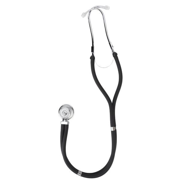 Estetoscopio de cardiología estetoscopio de tubo negro para recién nacidos para la vida diaria
