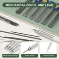 thumbnail image 3 of 2Pcs 0.3 mm Mechanical Pencil, Metal Drafting Pencil Artist Holder for Writing Sketching Drawing Marking Art, Black, 3 of 6