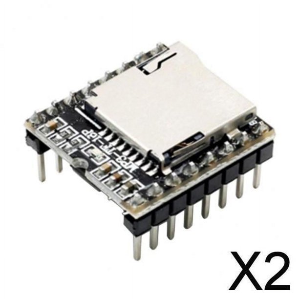 Mini Reproductor de Mp3 de 2x24 Bits, Reproductor de Audio, Tarjeta , Módulo de Sonido 2 piezas