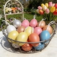 thumbnail image 6 of Eespoir 12Pcs Easter Egg Hanging Decoration, 1.6 In Easter Eggs Hanging Ornaments, Easter Decorations Eggs Tree Ornaments for Party Birthday Home Garden Decor, 6 of 6