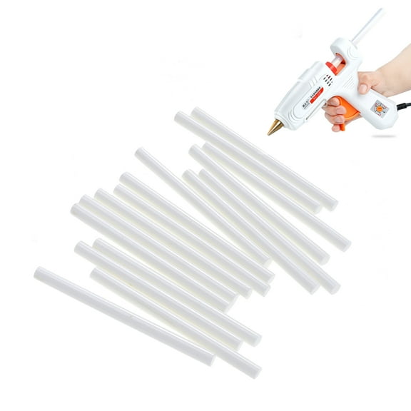 Masteelf  20 Pcs Hot Glue Sticks Colored Melt All Purpose Travel