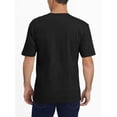 thumbnail image 2 of Short Sleeved Men V-Neck Casual T-Shirt Solid Color Basic Tops With Pocket, 2 of 2