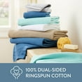 thumbnail image 6 of TOWN & COUNTRY BASICS 6-Piece Assorted Waffle Woven Terry Stripe Set, 2 Bath Towel, 2 Hand Towel, 2 Washcloth, 100% Cotton, Quick Dry, White, 6 of 8