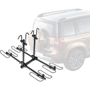 Kojem Foldable 4 Bike Carrier Rack 2" Hitch Receiver 200 lbs Bike Mount  for Cars Trucks SUV and Minivans