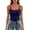 c-41Dark Blue223, variant on Women Solid Color Camis Sleeveless Color Knit Tank Tops With Built In Bra Padding Backless O-NeckOuterwear For Modern Casual Fitness Soft Ladies Summer Shirts