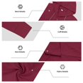 thumbnail image 7 of DHFJKG 2 Piece Outfits Mens Hoodies Linen Loose Fit Long Sleeve Button Front Shirt Pullover Wide Leg Pants Lightweight Casual Comfort Outfit, 7 of 7