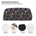 thumbnail image 4 of Uemuo Mushrooms Printed Leather Pencil Case, Pencil Pouch, Portable Pencil Bag, Pen Case for& Office, 4 of 7