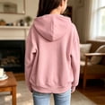 thumbnail image 4 of TQWQT Kids Hoodie Sweatshirt Girls Long Sleeve Zip Up Pullover Lightweight Casual Solid Color Pocket Hooded Top Children Fashion Outerwear Spring Fall Jacket Youth Boys Girls Clothing Pink 2-3 Years, 4 of 4