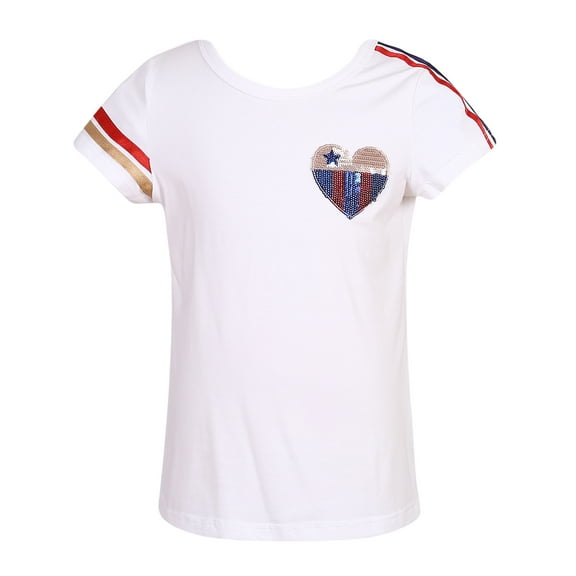 Richie House Girls' Summer Knit T-Shirt RH2480