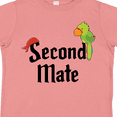 thumbnail image 4 of Inktastic Second Mate Pirate with Parrot and Bandanna Boys or Girls Toddler T-Shirt, 4 of 5