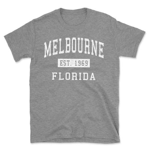 Melbourne Florida Classic Established Men's Cotton T-Shirt