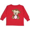 thumbnail image 3 of Inktastic Monkey Girls Long Sleeve Toddler T-Shirt, 3 of 5