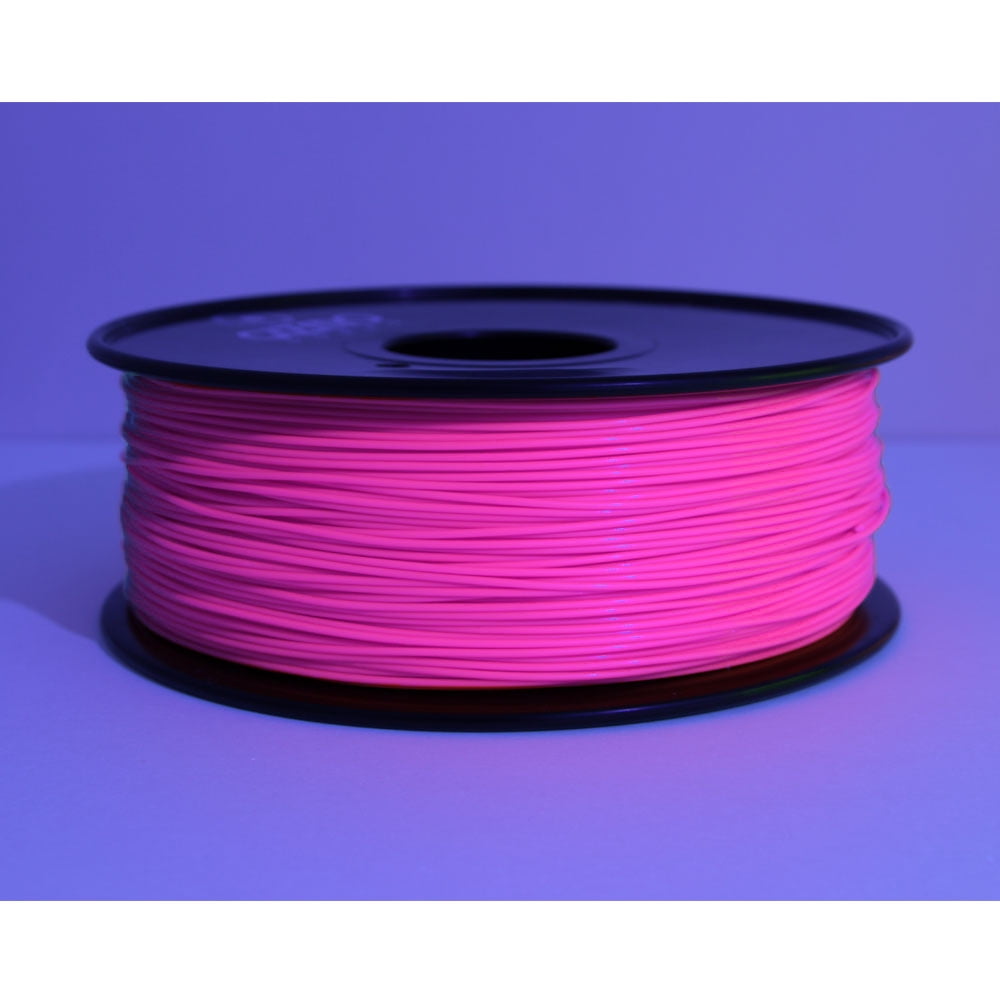 Gizmo Dorks 1.75mm Specialty Blacklight ABS Filament for 3D Printers 1 kg / 2.2 lbs, Flourescent UV Red