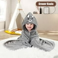 thumbnail image 4 of teen Towel with Hood, Soft And Absorbent, Square Design 31.5 X 31.5 Inches for Newborns Infants, High Water Absorption, Cute Animal Patterns, Perfect for Bath Time, Swimming, Gifts, 1 Bath Towel, 4 of 4