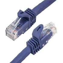 Sanoxy SNX-CBLR-C6110-60HD 100 ft. Cat6a 600 MHz UTP Snagless Ethernet Network Patch Cable, Purple