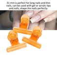 thumbnail image 2 of Peahefy Plastic Clips,Clips,5pcs 4 Colors C Curve Nail Extension Clips Multi-functional Plastic Nail Art Accessories, 2 of 8