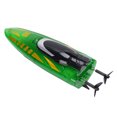 thumbnail image 1 of Remote Control Boat,Double Sided Stunt Racing RC Boat with Light for Pools & Lakes, 1 of 7