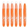 thumbnail image 1 of Uxcell 6Pcs Watercolor Gel Crayon for Coloring, Orange Red, 1 of 6