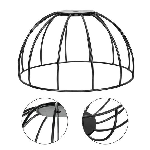 SWETRACE Lampshade Frames Black Metal 1Pack 7.3x3.7in