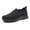 Black, variant on Men Mesh Slip On Walking Sneakers Soft Cushioned Sole Breathable Indoor Outdoor Leisure Daily Footwear
